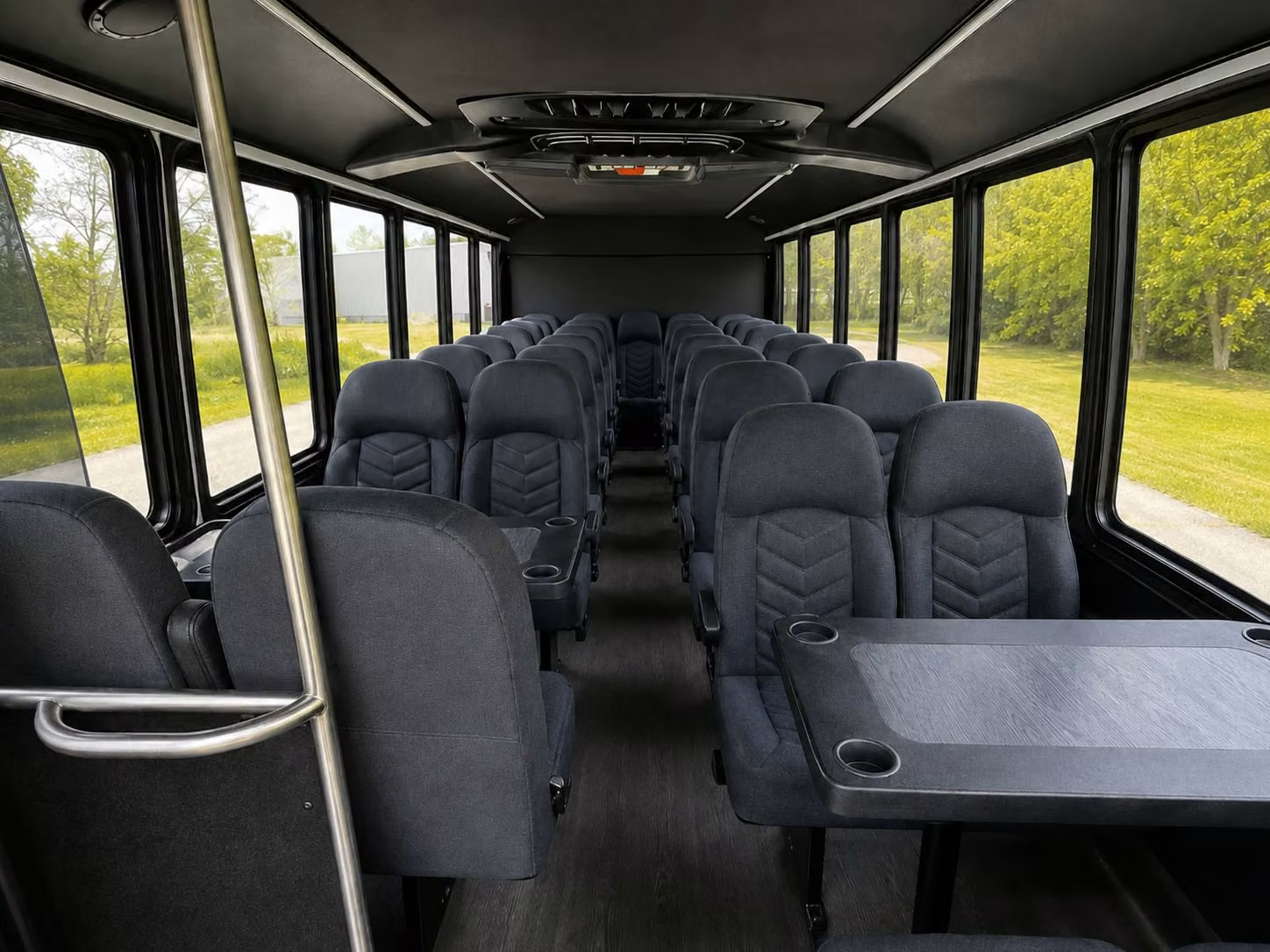 15 passenger minibus interior