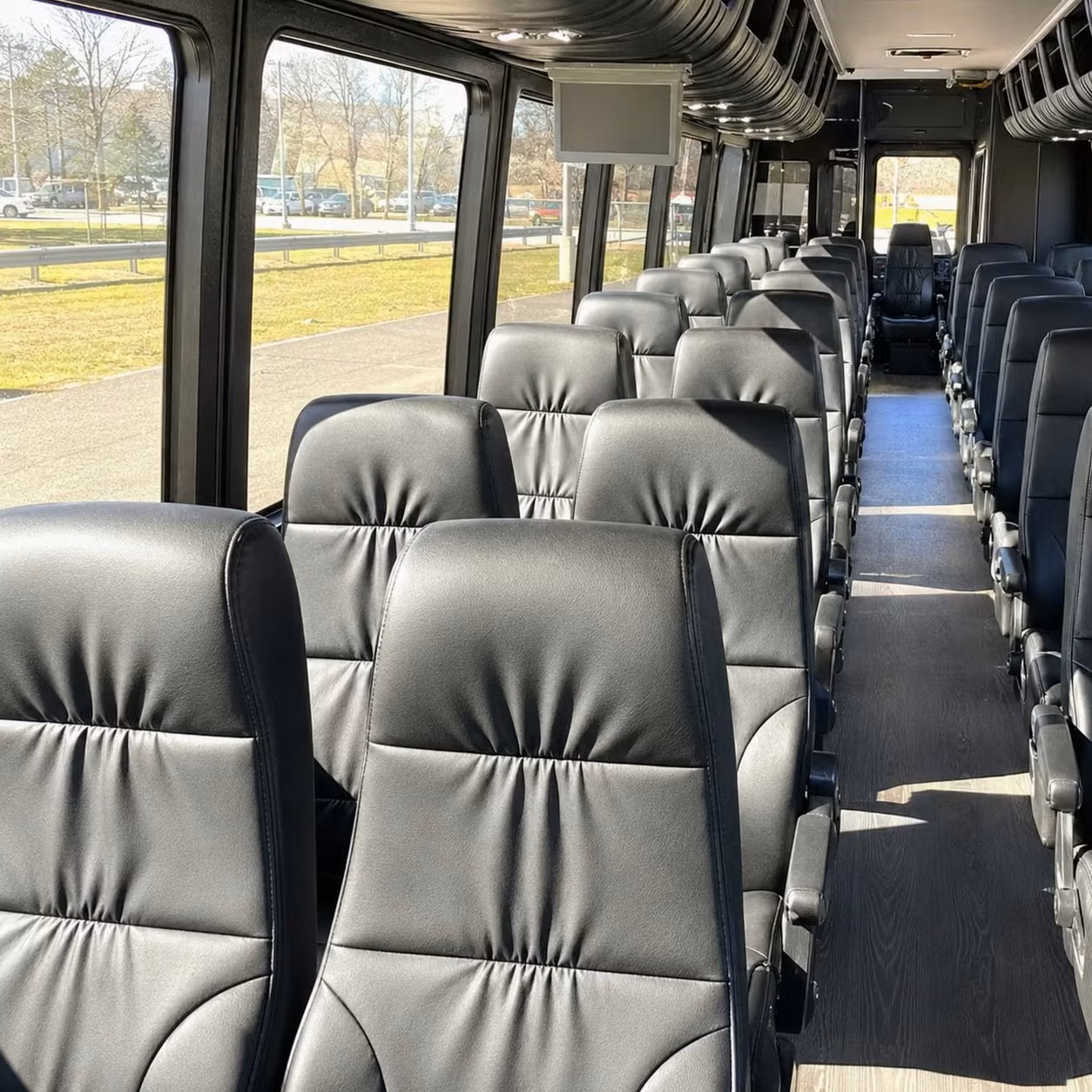 25 passenger minibus interior