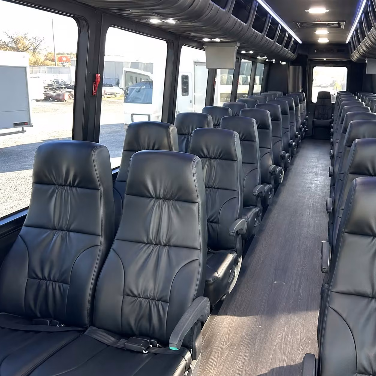 30 passenger minibus interior