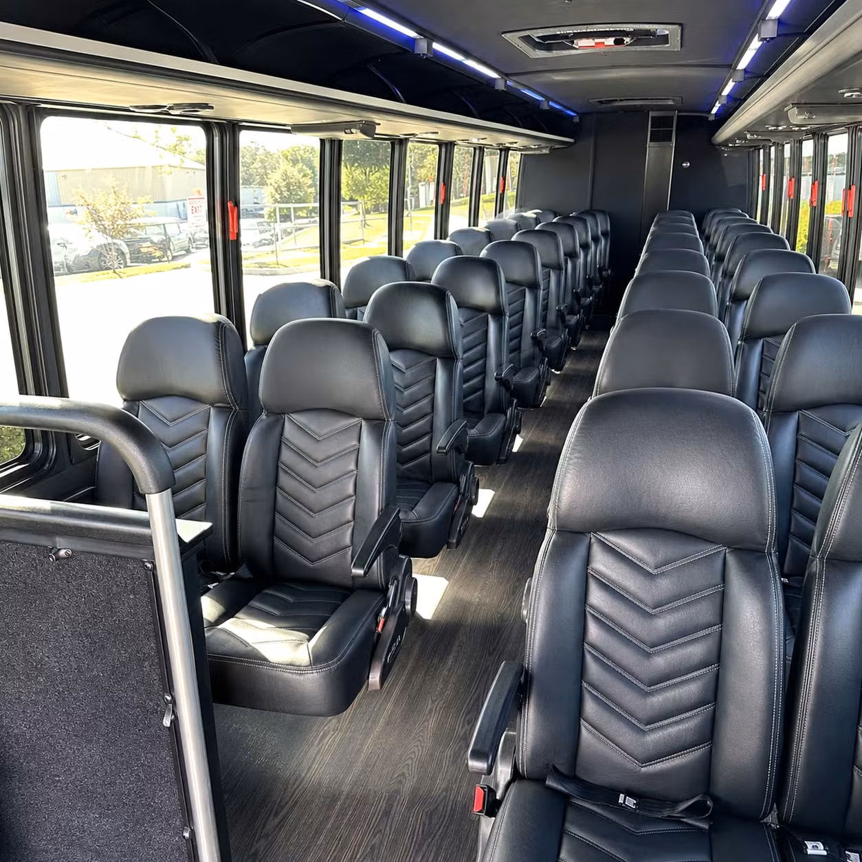 35 passenger minibus interior