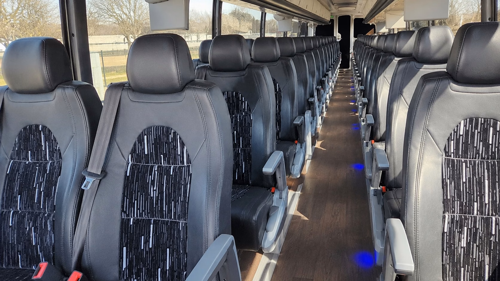 gresham charter bus interior